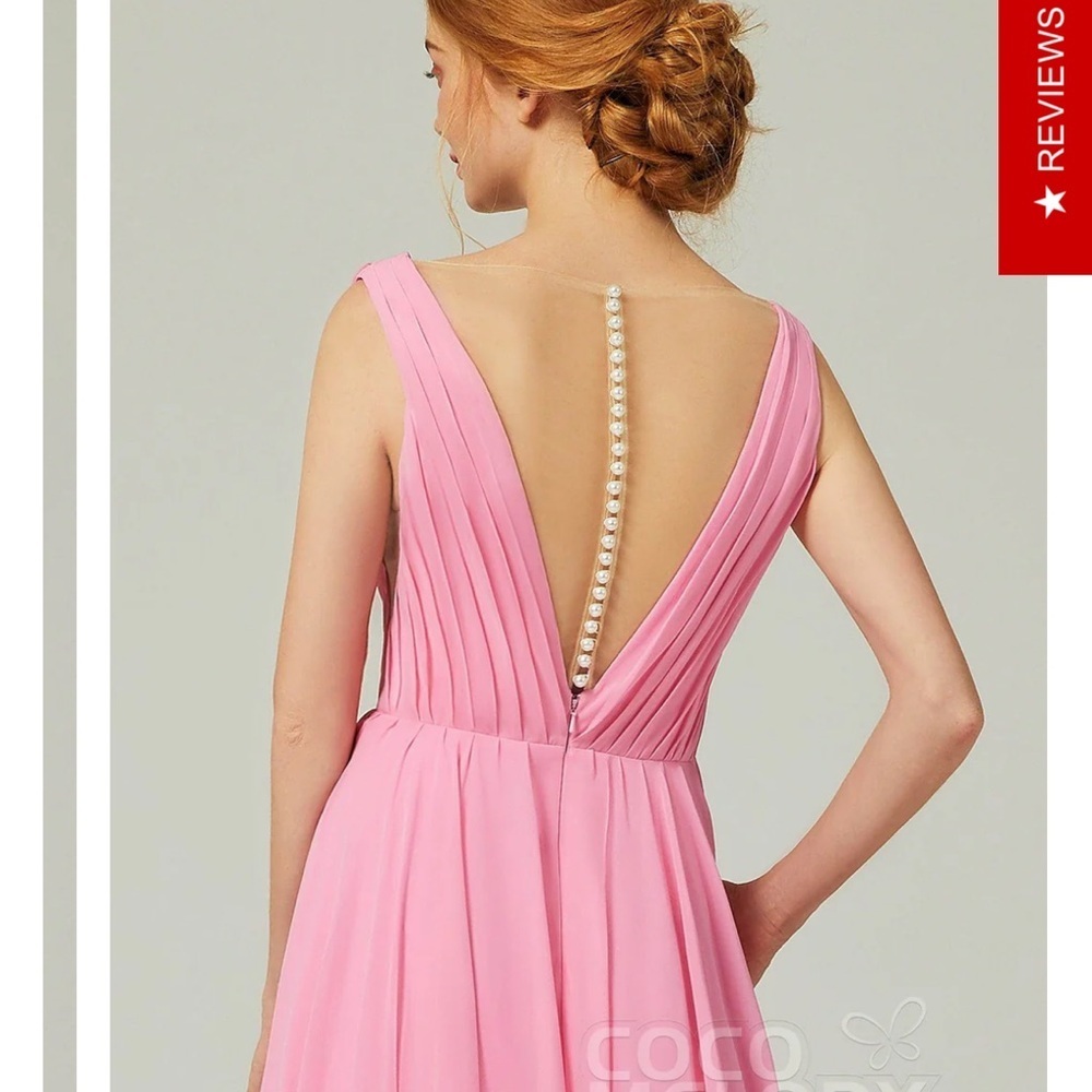 Elegant Mauve Sleeveless Maxi Dress - Picture 9 of 16